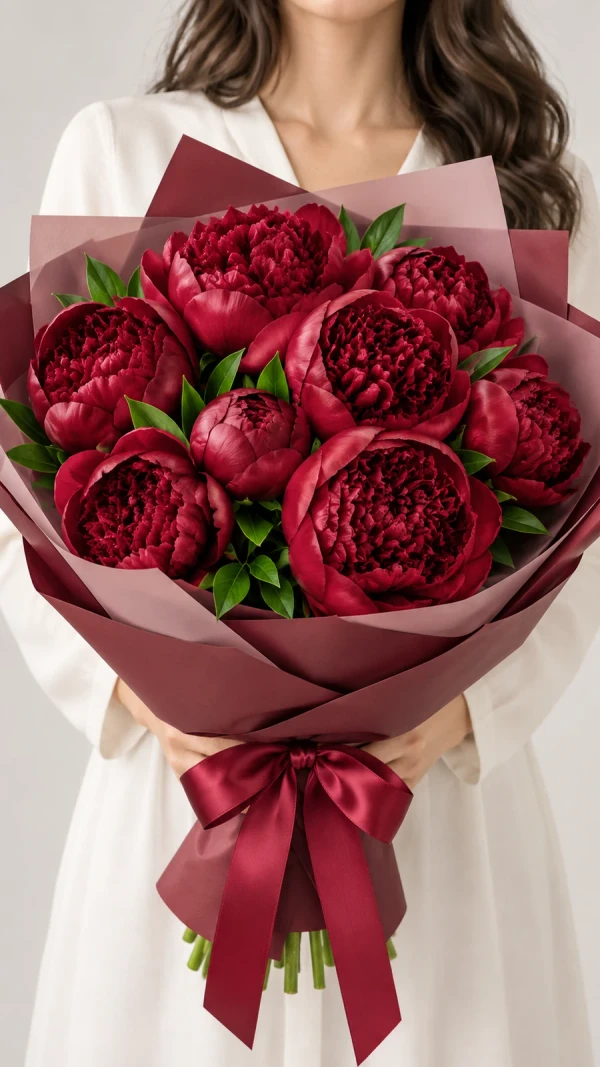 Бордовый голландский пион - Red Sharm «Сказочная Магия»